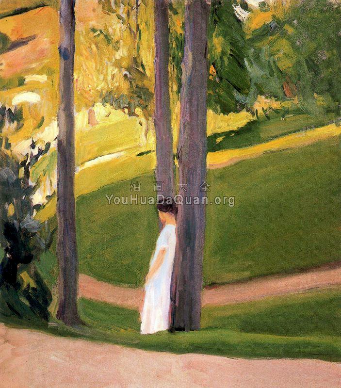 San Sebastian landscape - 华金·索罗利亚·巴斯蒂达